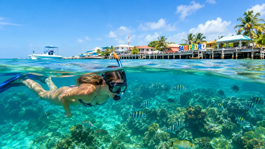 snorkeling san pedro belize